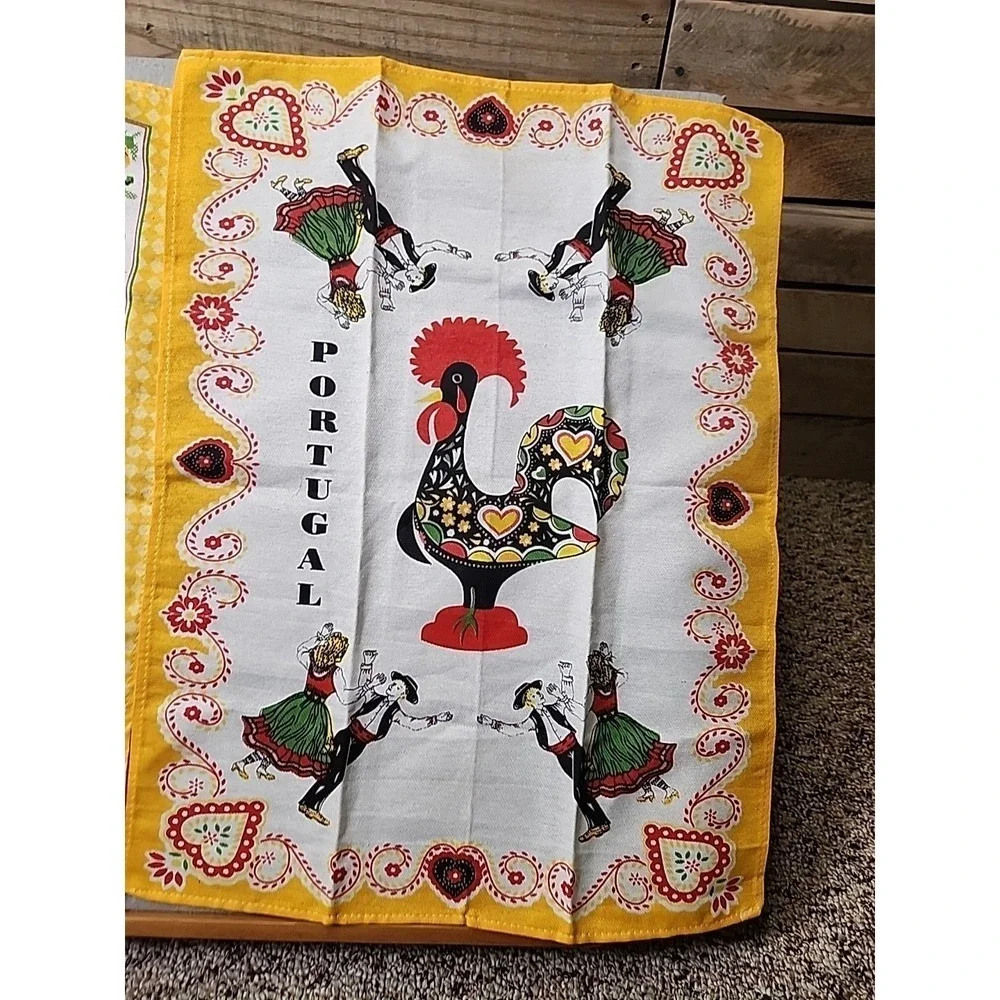 Vintage Tea Towels From Portugal  From The 50's/60's
